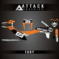 thumbnail image 3 of Attack Graphics Custom Fury Complete Bike Graphics Kit for KTM 690 Enduro R 2019, 3 of 3
