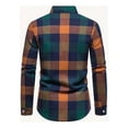thumbnail image 2 of Camisa Cuadros Hombre Casual Slim Fit Manga Larga Moda, 2 of 8