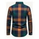 thumbnail image 2 of Camisa Cuadros Hombre Casual Slim Fit Manga Larga Moda, 2 of 8