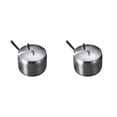 thumbnail image 4 of Tarro de especias Injueey de Acero inoxidable con cuchara y tapa Plata Tipo 2 S, 4 of 6
