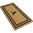 thumbnail image 4 of Heavy Duty Coir Door Mat Thin Double Picture Frame, Monogram A - Black 36" x 72", 4 of 5