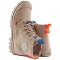 thumbnail image 4 of Palladium Pampa Hi Mono Metro Unisex Lace Up Canvas Ankle Boot In Pink Size 8, 4 of 6