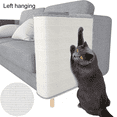thumbnail image 1 of Couch Protector - Natural Sisal Furniture Protection from Cats - Corner cat Scratcher Couch for Bed,Chair,Sofa - Easy Installation, 1 of 9