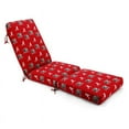 thumbnail image 2 of College Covers Michigan Wolverines 3pc Chaise Lounge Cushion, 2 of 4