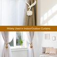 thumbnail image 5 of Uxcell 2Pcs Curtain Tiebacks Rope with Single Ball for Indoor/Outdoor Curtains, Beige, 5 of 5