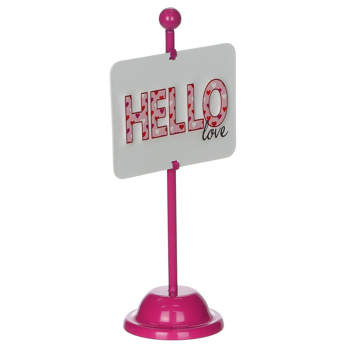 Valentine's day Metal Hello Décor.