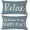 Dusty Blue, variant on Welcome to Our Happy Place Relax Decorative Throw Pillow Covers 12x20 Set of 2 Navy Blue Outdoor Rustic Farmhouse Porch Decor Lumbar Cushion Case Decoration for Home Sofa Couch Living Room