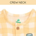 thumbnail image 5 of Disney Winnie the Pooh Baby Boy or Girl Sleeveless Cotton Gauze Button Romper Tan Gingham Winnie the Pooh, 5 of 9