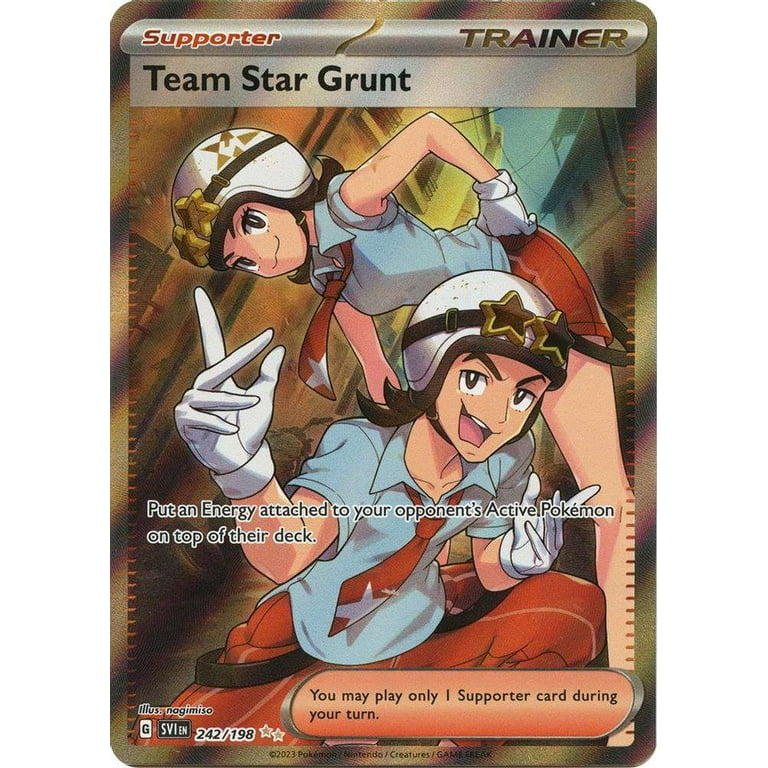 Pokemon Scarlet & Violet Ultra Rare Team Star Grunt #242/198