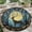Deer2, variant on Round Rug, Eagle2 Soft Washable Carpet, Non-Slip Floor Mat for Living Room Bedroom Home Decor 24 Inch