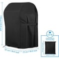 thumbnail image 2 of Grill Protector, Heavy Duty Waterproof Grill Cover for Outdoor Barbecue, Dustproof BBQ Smoker Cover for All Weather Protection, 2 of 5