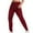 Red, variant on IROINNID SweatPants For Men Solid Color Tethered Closed Pencil Pants Fitness Drawstring Trousers Tethered Closed Pencil Pants Elastic Waist Pants