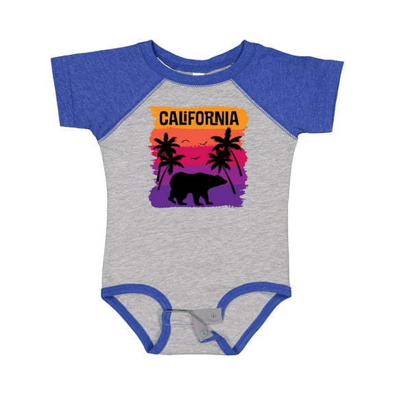 Inktastic California Sunset Vacation Beach Girls Baby Bodysuit