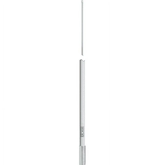 KJM #A862-AMFM AM/FM Antenna, 8', White