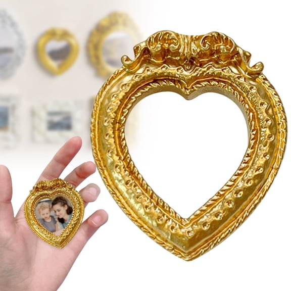 Vintage Mini Picture Frames, Plastic Picture Frame, Small Picture Frame, Miniature Rectangle Frame, Wall Hanging Photo Frame, Diy Jewelry Display, Photography Display Frame, Plastic Wall Decor