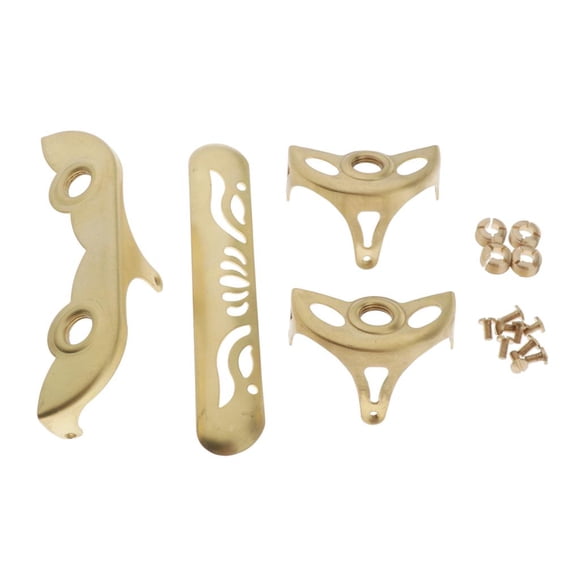 de protección de teclas para saxofón alto con tornillos Accesorios de cobre para instrumentos de saxofón CUTICAT Soprano Sax Key Guard