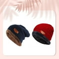 thumbnail image 2 of serony Foreign Trade Labeling Knitted Cap Velvet Wool Cap Winter Outdoor Ski Cap, 2 of 8