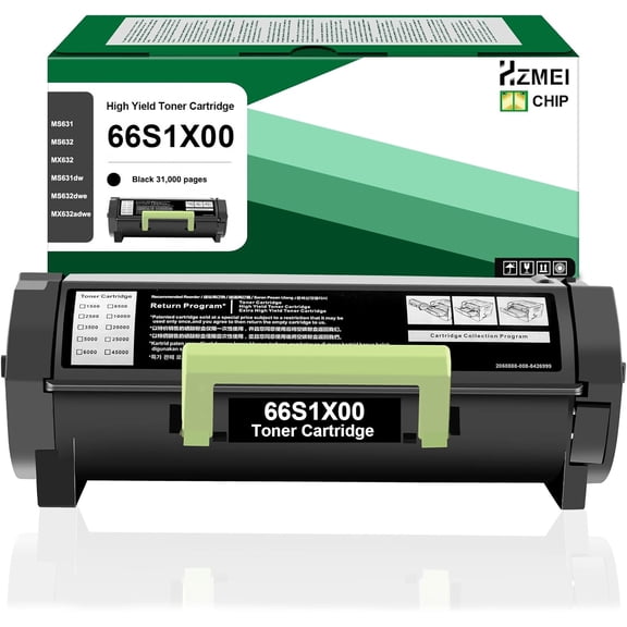 Extra High Yield 66S1X00 Toner Cartridge Replacement for Lexmark MS631dw MS632dwe MX632adwe Printers,66S1X00 Black Toner Cartridge