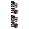 thumbnail image 3 of relayinert Headlight Bike Head Light Front Rear Lamps Warning Lamp Red White 27.5x26mm 2Set, 3 of 6