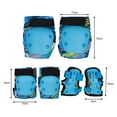 thumbnail image 3 of Sportteer Elbow Pad Kids Elbow Pad 1 Set Kids Knee Pads Adjustable Ultralight Breathable Fastener Design Shock Absorbing, 3 of 8