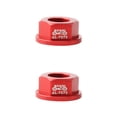 thumbnail image 3 of Greeniant Bloqueo de bicicletas para niños Ruedas traseras delanteras M8 Tuerca de cubo Aleación de aluminio Reemplazo Tuercas de husillo Rojo 2piezas, 3 of 6
