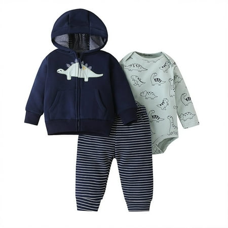 

Hunpta Newborn Infant Baby Boys Girls Fall Winter Cotton Animal Coat Jacket Romper Bodysuit Long Sleeve Pants Hooded Clothes Set