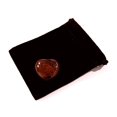 thumbnail image 3 of Zentron Crystal Collection: 30MM Brecciated Jasper Puff Heart All Natural Gemstone Crystal with Velvet Pouch, 3 of 4
