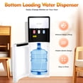 thumbnail image 2 of Bottom Loading Water Dispenser with Hot & Cold Water, 5L Heating, 2L Cooling, Floor Standing, Easy Water Replacement, Energy Saving, White, 2 of 10