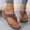 Wine, variant on KIJBLAE Women's Metal Decorated Flip Flops, Wide Width Breathable Open Toe Lightweight Casual Beach Slippers for Summer White 36