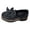 Black, variant on Women's Polka Dot Bow Platform Loafers, Slip On Chunky Heel Comfort Casual Shoes for Daily Wear White 38