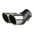 thumbnail image 2 of koolsoo Car Dual Exhaust Pipe Tail Muffler Tip Car Modification Exhaust Tailpipe Style B, 2 of 9