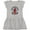 AC-Heather Grey, variant on Inktastic Portland Maine Funny Lobster Lover Girls Toddler Dress