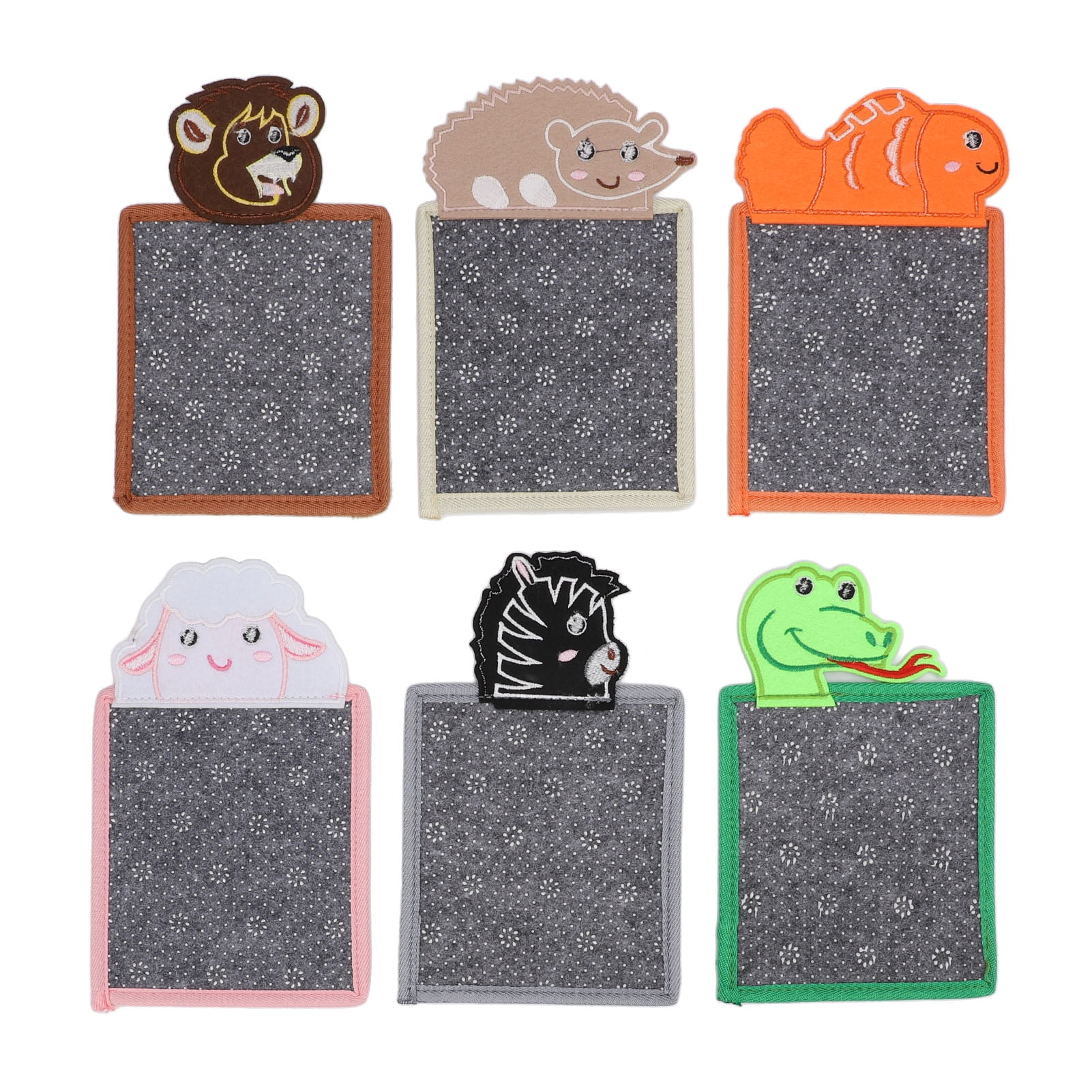 Riousery 6-Piece Kids Sensory Mini Play Mat Set, Textured Autism Sensory Toys for Home and Classroom, Washable Floor Tiles, 9.84 inches / 25 cm