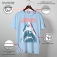 thumbnail image 3 of Men's Jaws Distressed Shark Poster  Graphic T-Shirt, 3 of 9