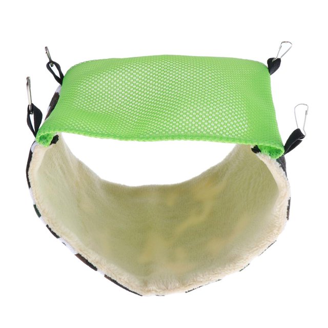 Accesorios de jaula de ropa de cama para animales pequeños hamaca erizo ardilla verde Jinwen Hamaca Animales Pequeños