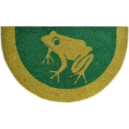 Imports Decor 509PVC Half Round Frog Door Welcome Mat