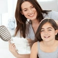 thumbnail image 5 of Automatic Cleaning Hair Brush - Efficient Easy Clean Vent Brush for Fast Drying Suitable for All Ages and Hair Types Designed for Wet and Dry Use, 5 of 6