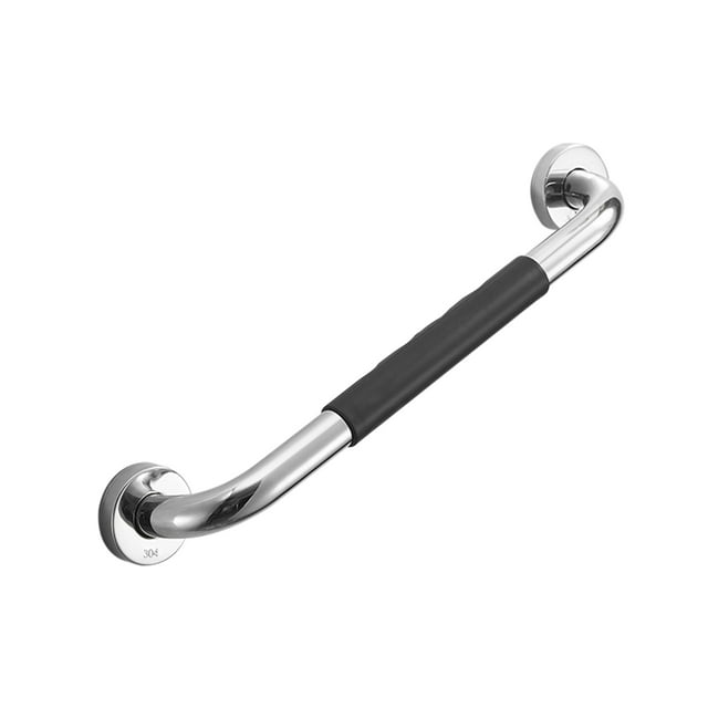Bathroom Grab Bar Toilet Shower Bathtub Handicap Support Balance Grab Bar Stainless Steel Rubber Safety Rail