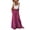 Purple, variant on Women Maxi Skirt Elastic Drawstring High Waist Loose Big Hem A-line Patchwork Pleated Vintage Boho Ethnic Print Vacation Skirt