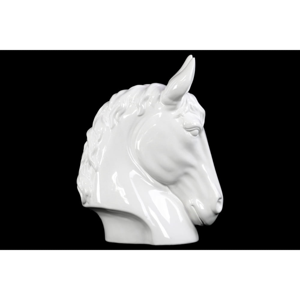 Ceramic Horse Head Large White