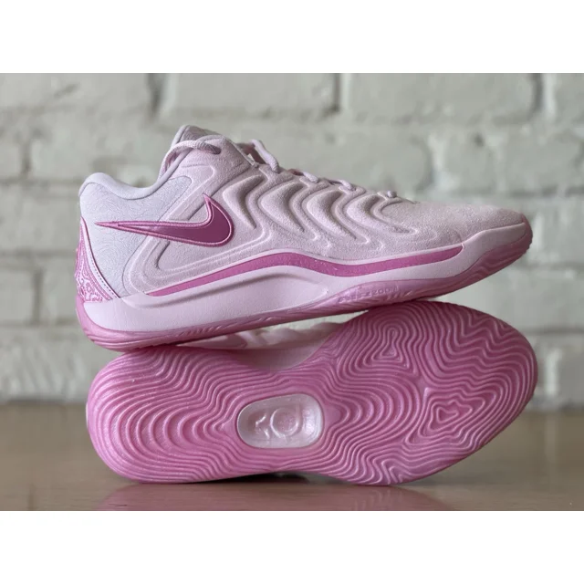 N I-K-E KD 17 NRG Aunt Pearl Kay Yow Pink Foam Men 11.5 Basketball Shoes FZ1518-600