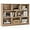Natural, variant on MAT EXPERT Toy Storage Organizer, 5-Section Display Shelf Cabinet for Organizing Books & Toys, 2-Tier Open Wooden Daycare Kids Bookshelf for Classroom, Playroom, Nursery & Kindergarten (White)