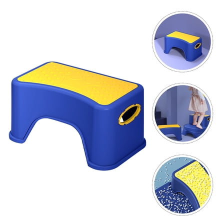 WRISTBIQUE 1Pack Yellow Stool for Bedroom Office Load-Bearing Toddler Step Stool for Toilet