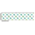 thumbnail image 3 of Floral Fabric by the Yard Upholstery, Ornamental Petals with Dots and Paisleys Hand Drawn Orient Nature Elements, Decorative Fabric for DIY and Home Accents, Green Pale Blue Grey by Ambesonne, 3 of 5