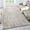 White, variant on LUXE WEAVERS Rustic Textured Black 6x9 Area Rug, Farmhouse Carpet