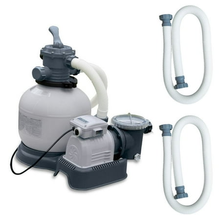 intex replacement pool pump filter sand hoses krystal clear 2800 gph pack