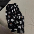 thumbnail image 5 of Pantalones de pijama de franela suave con dibujos animados de Hello Kitty de Sanrio para mujer, pantalones casuales estéticos Y2k, pantalones de casa de felpa bonitos, otoño e invierno, 5 of 5