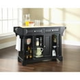 thumbnail image 4 of Crosley Furniture LaFayette Natural Wood Top Kitchen Island in Black, 4 of 6