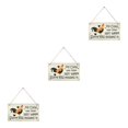 thumbnail image 4 of Carteles de pollo Advancent Placas colgantes Decoración del hogar Accesorios de granja para patio trasero, 4 of 6