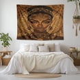 thumbnail image 7 of Melanin Queen Glow Wall Tapestry for Bedroom by DC | African American Tapestry Wall Hanging & Aesthetic Decor for Dorm, Living Room, Picnic & Home | 45"x60", 7 of 7